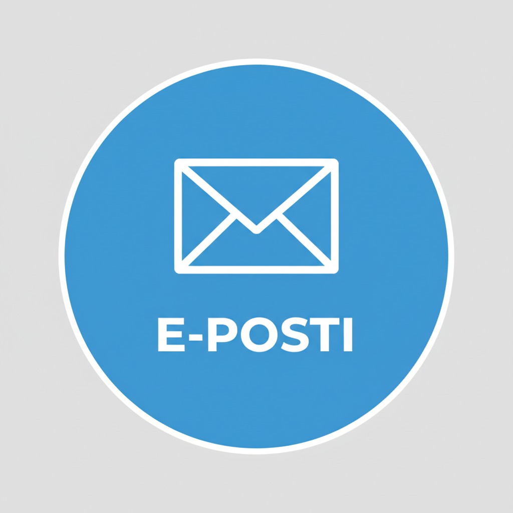 e-posti märk samas stiilis nagu see telefoni märk seal